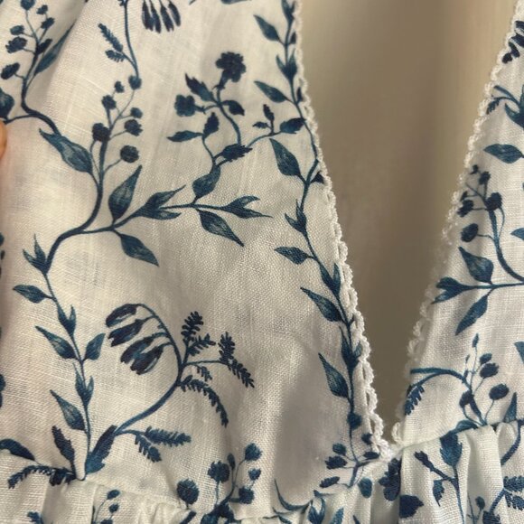 **Brand New** Agua by Agua Bendita Olivia Floral Halter Maxi Dress - Size M - Picture 8 of 9